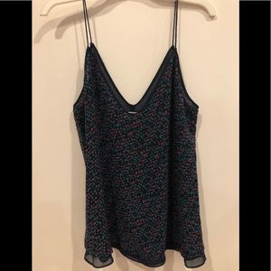 Navy Blue Triangle Patterned Cami - Nordstrom